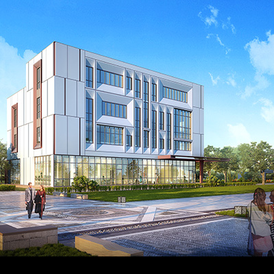 长垣企业中心幕墙外装饰工程